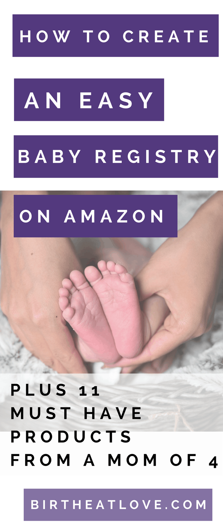 Want a universal baby registry? Learn how to setup an easy baby registry on Amazon! This post will walk you through the steps how and share 11 must have products to add to your baby registry. 