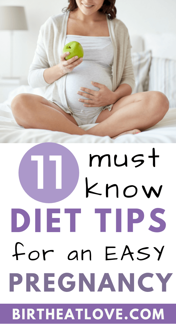 Must know diet tips for a healthy pregnancy! Stop wondering what to eat or worrying about gaining weight during pregnancy. These tips are so helpful for pregnant moms who want a healthy baby! #pregnancy