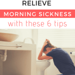 Stop suffering through early pregnancy symptoms like nausea! Follow these natural tips to relieve morning sickness. Seriously, these unique tips will save your sanity in the first trimester