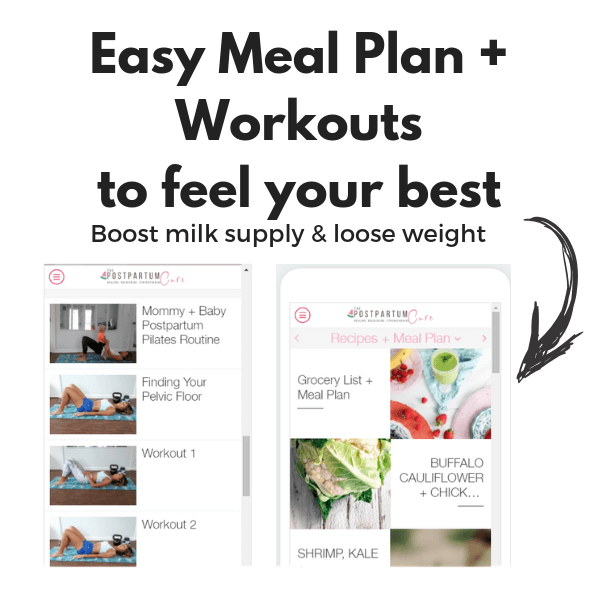 Online course for breastfeeding moms to loose the baby weight.