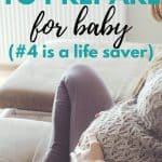 things to do before baby arrives checklist