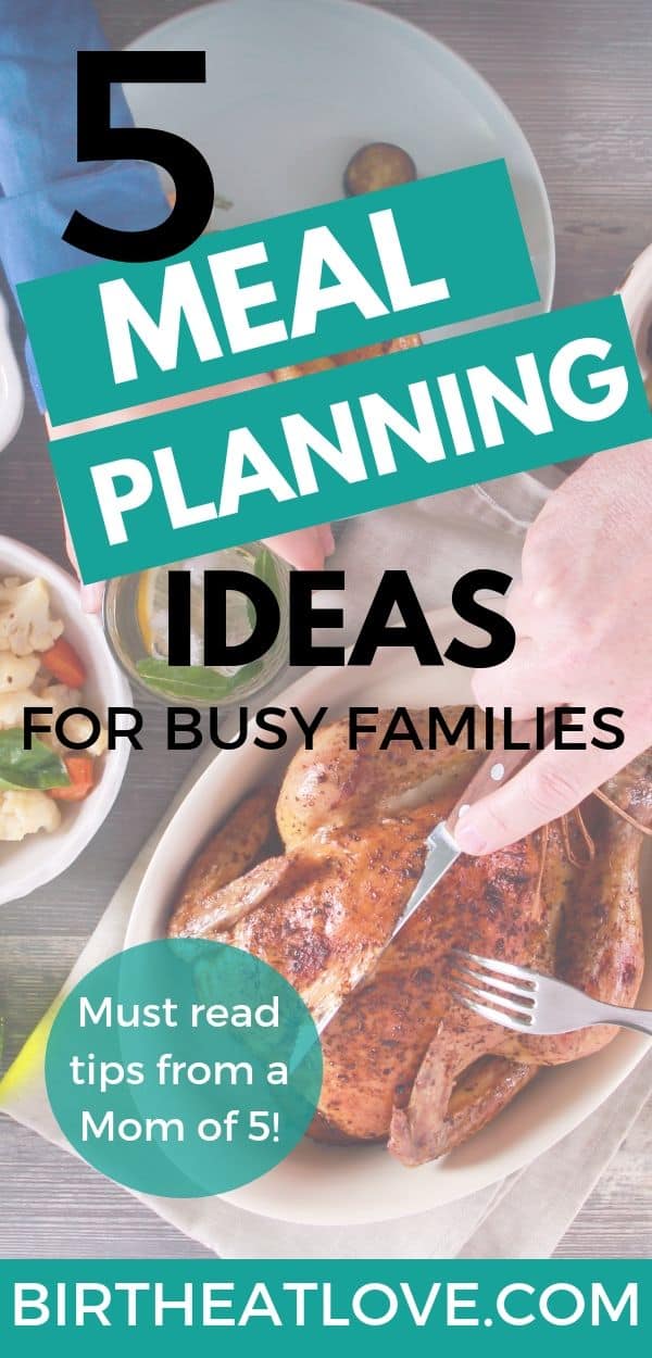 meal planning ideas for busy families