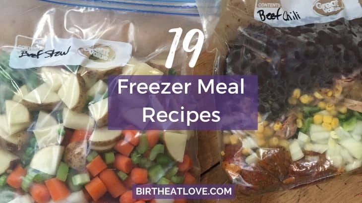 postpartum freezer meals healthy