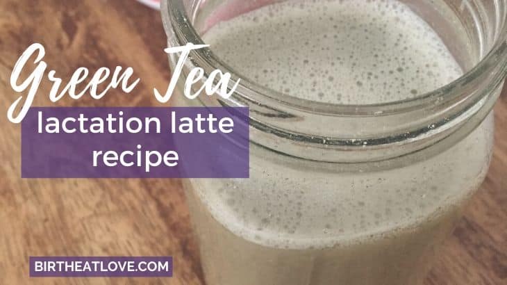lactation latte with green tea recipe