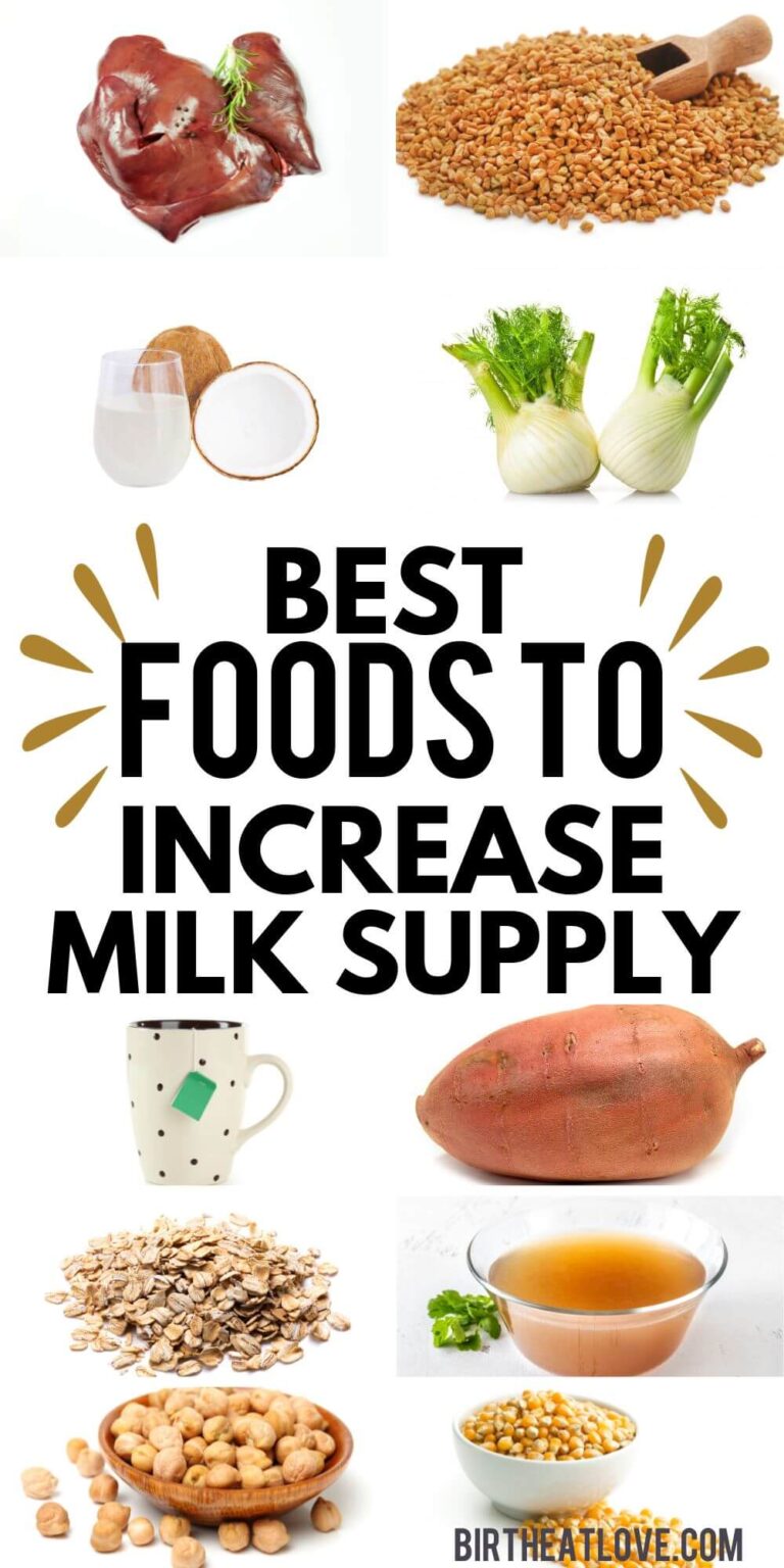 The VERY BEST Foods to Increase Milk Supply (FAST) - Birth Eat Love