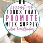 food to increase milk supply