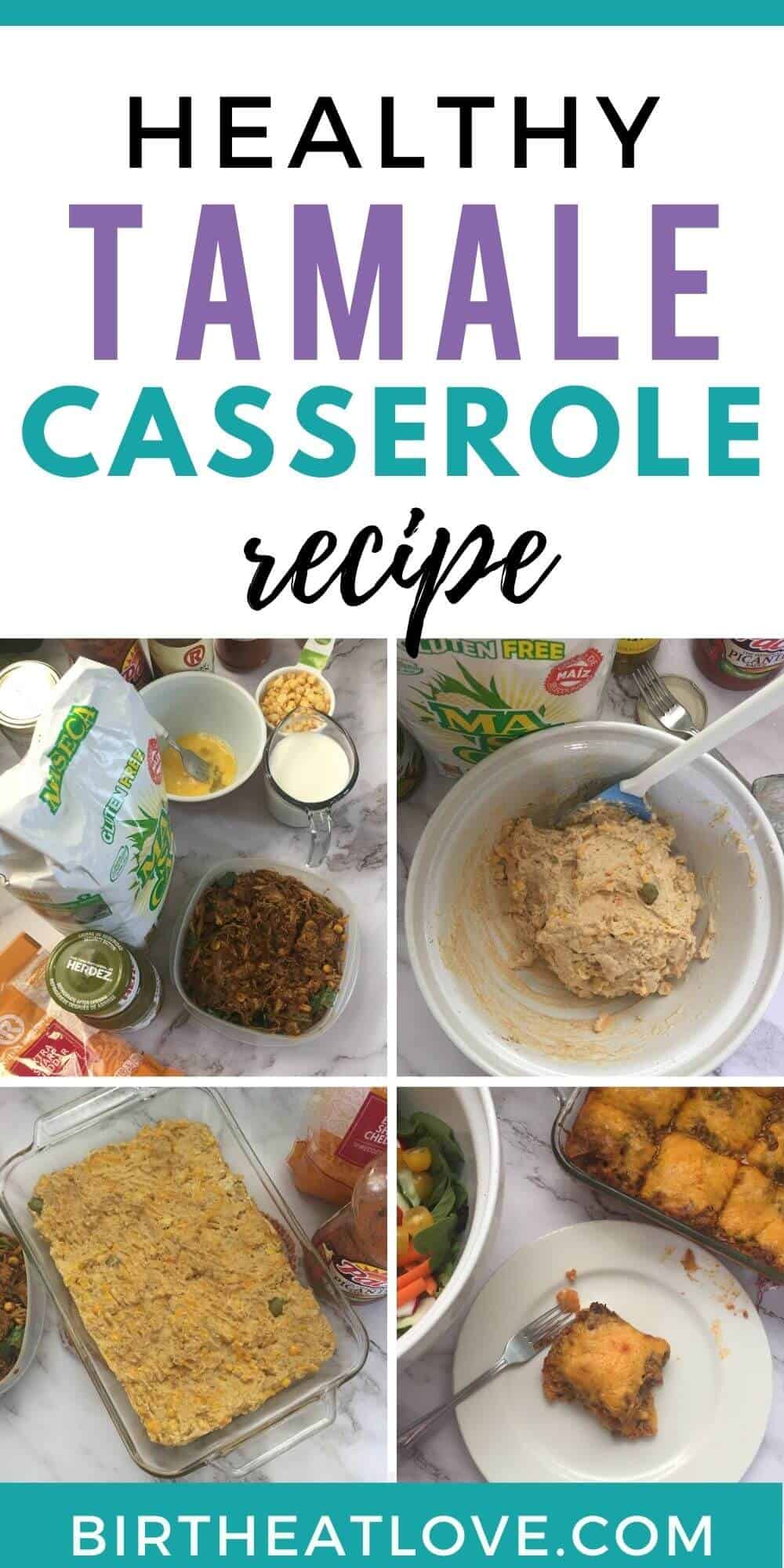 Chicken Tamale Casserole Recipe (with masa) Birth Eat Love