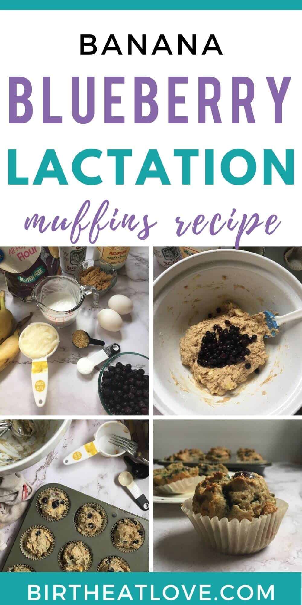 Banana Blueberry Lactation Muffins Recipe Birth Eat Love