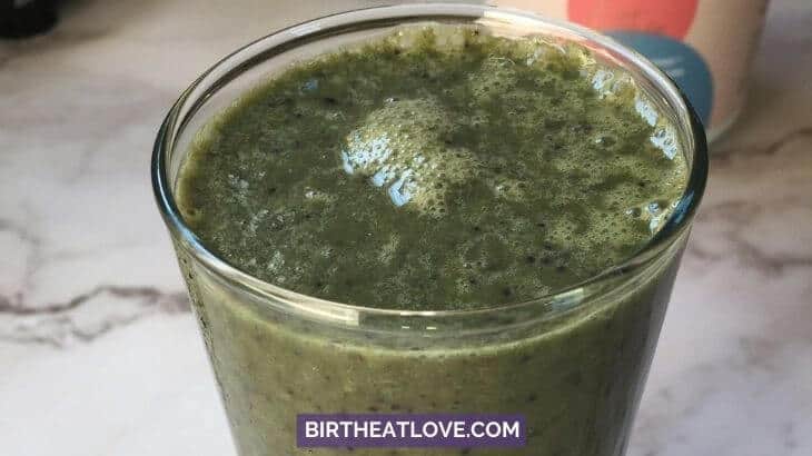 green smoothie for breastfeeding