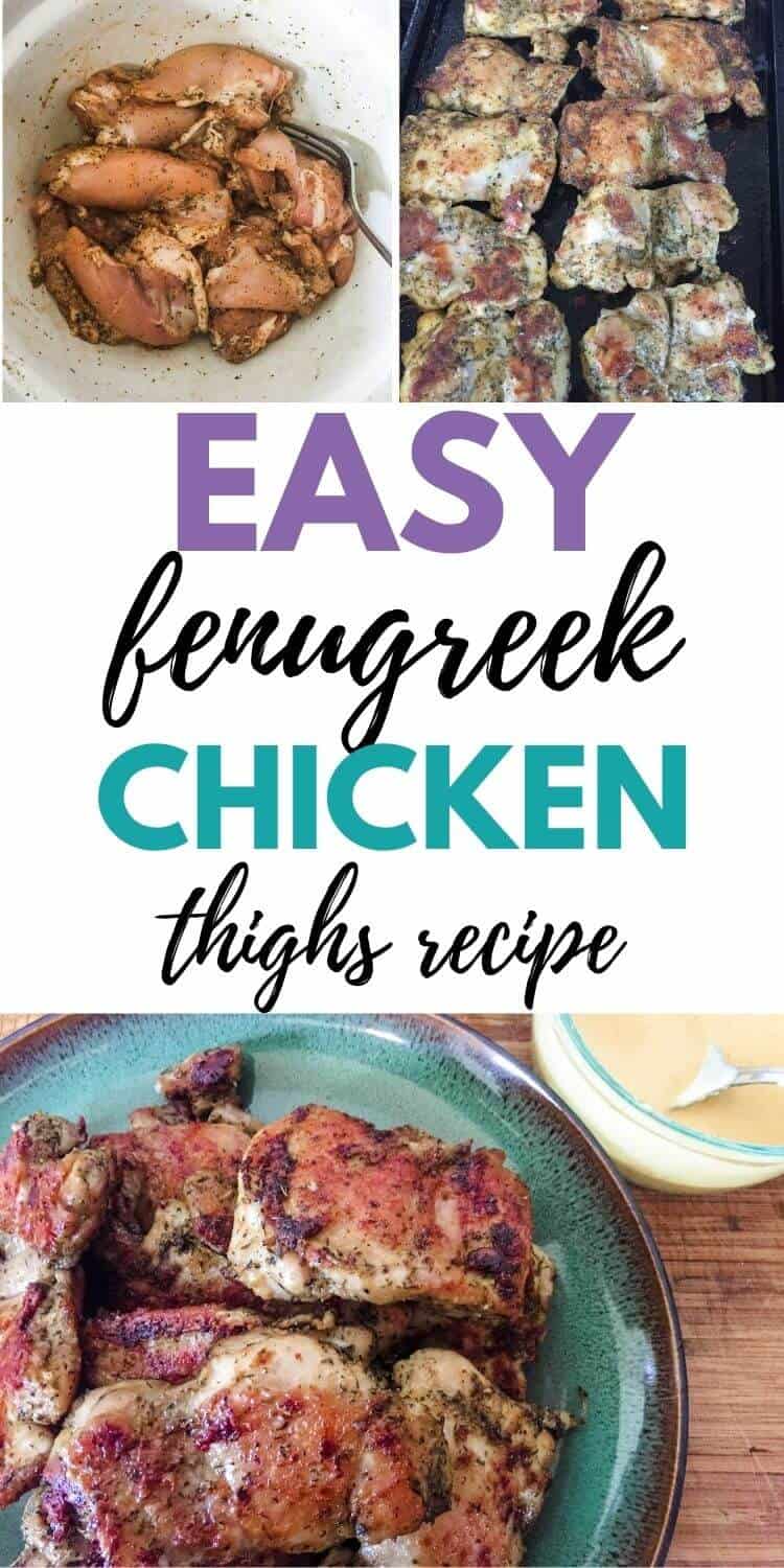 Grilled Fenugreek Chicken Thighs Recipe Birth Eat Love