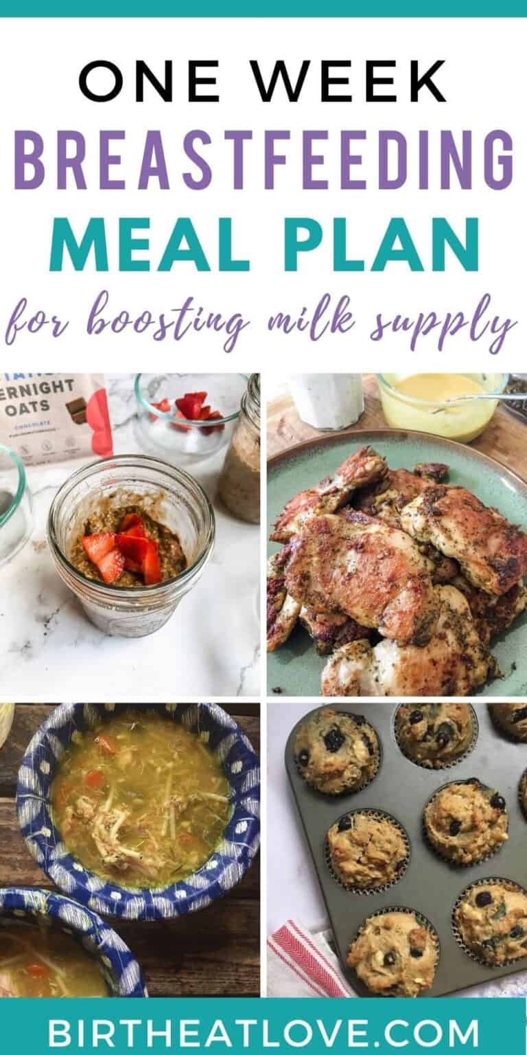 Breastfeeding Meal Plan for Healthy Mom + Baby - Birth Eat Love