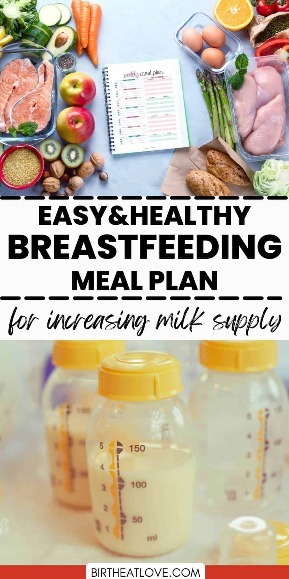 Breastfeeding Meal Plan for Healthy Mom + Baby - Birth Eat Love