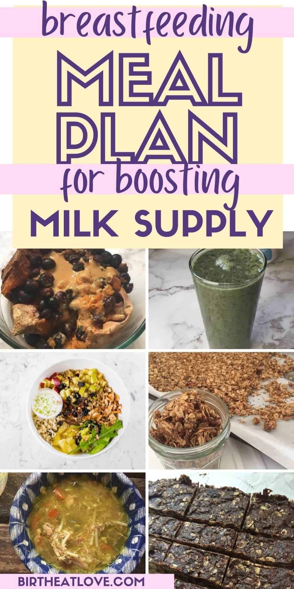 Breastfeeding Meal Plan for Healthy Mom + Baby - Birth Eat Love