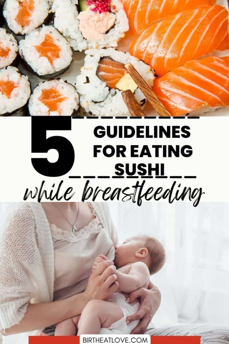 Image result for Can You Eat Sushi While Breastfeeding? When is it Safe? - Birth Eat Love