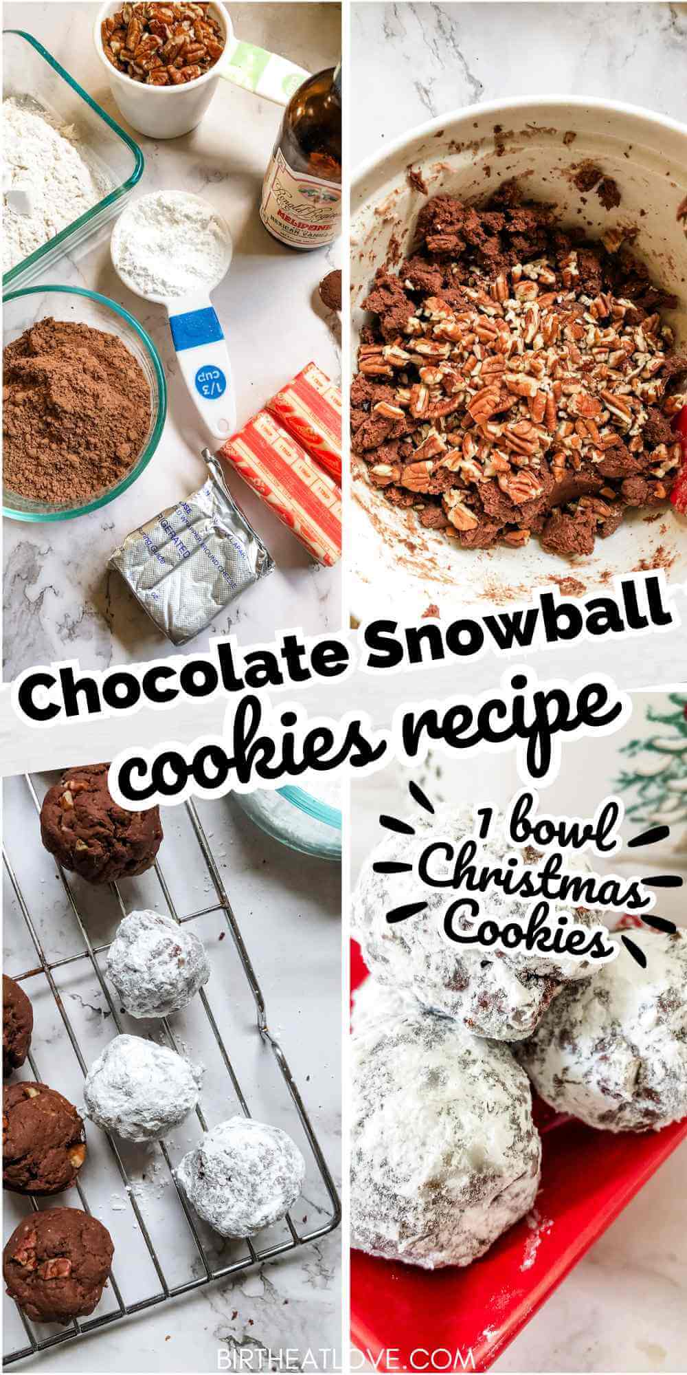 Mocha Butter Balls GlutenFree Christmas Cookie Recipe Birth Eat Love