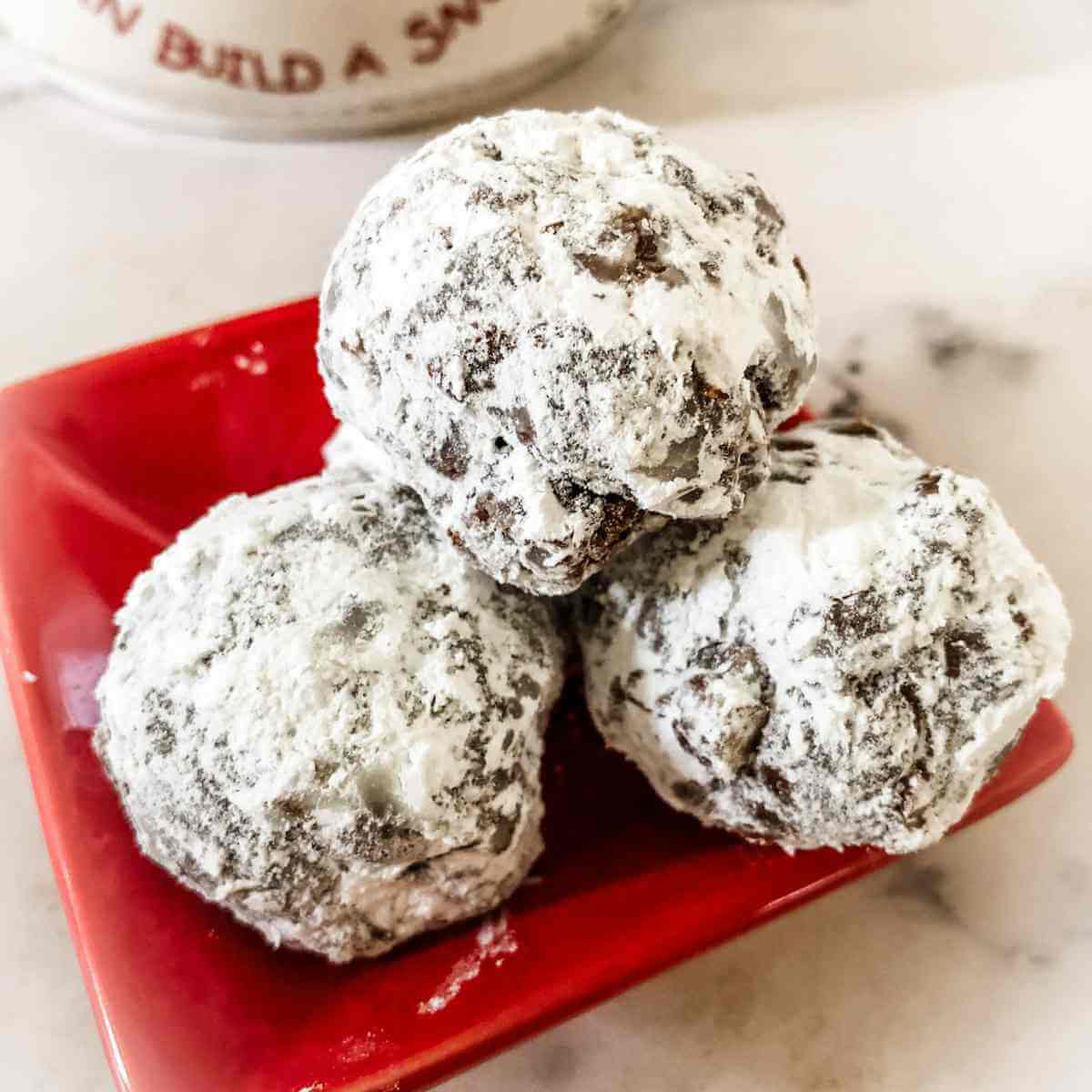 Mocha Butter Balls GlutenFree Christmas Cookie Recipe Birth Eat Love