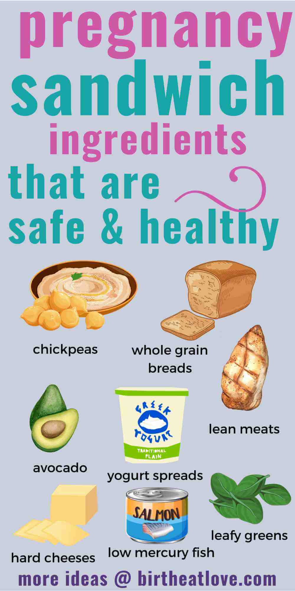 17 Safe Sandwiches For Pregnancy (without deli meat!) Birth Eat Love