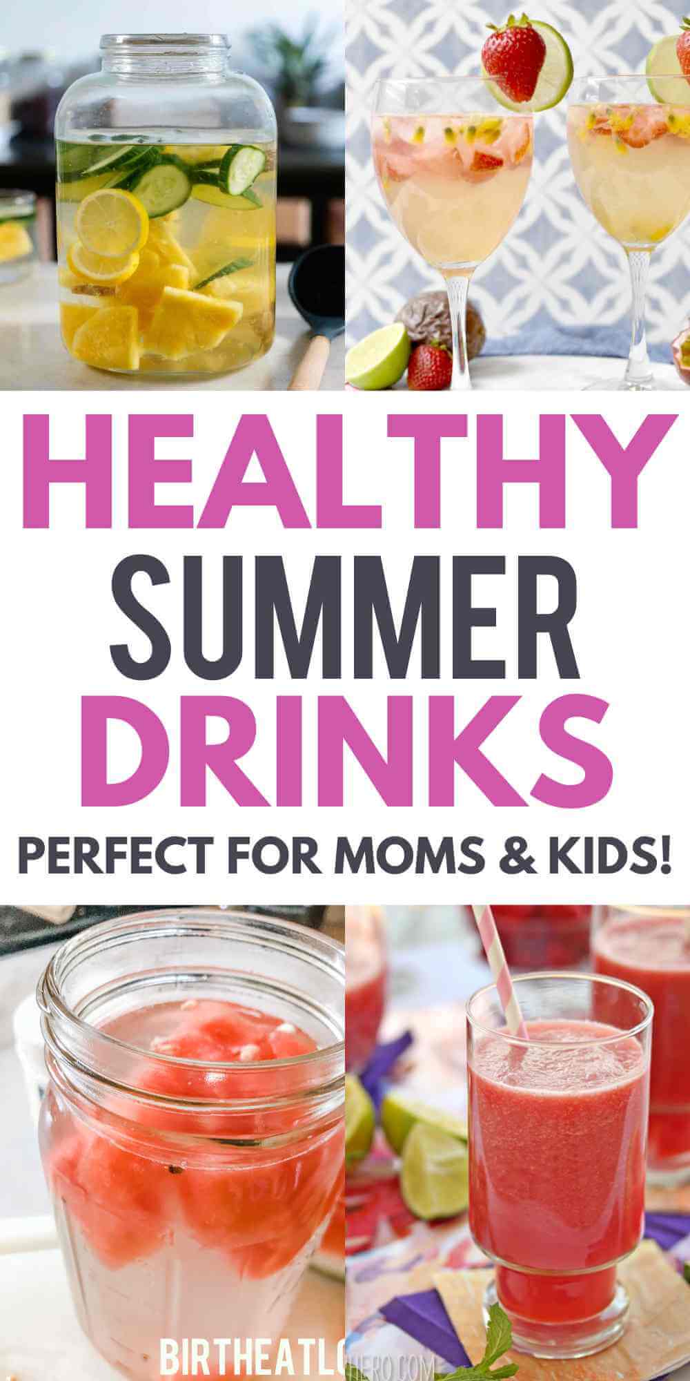 17 Healthy Drinks for Summer (Non-alcoholic Recipes) - Birth Eat Love
